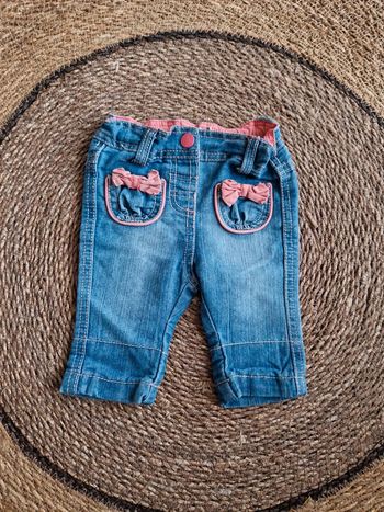 Joli pantalon jean Tape à L'œil fille 3 mois