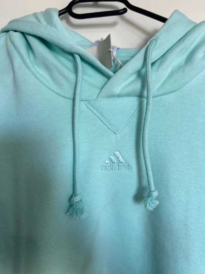 Sweet à capuche hoodie Adidas menthe XL - photo numéro 2