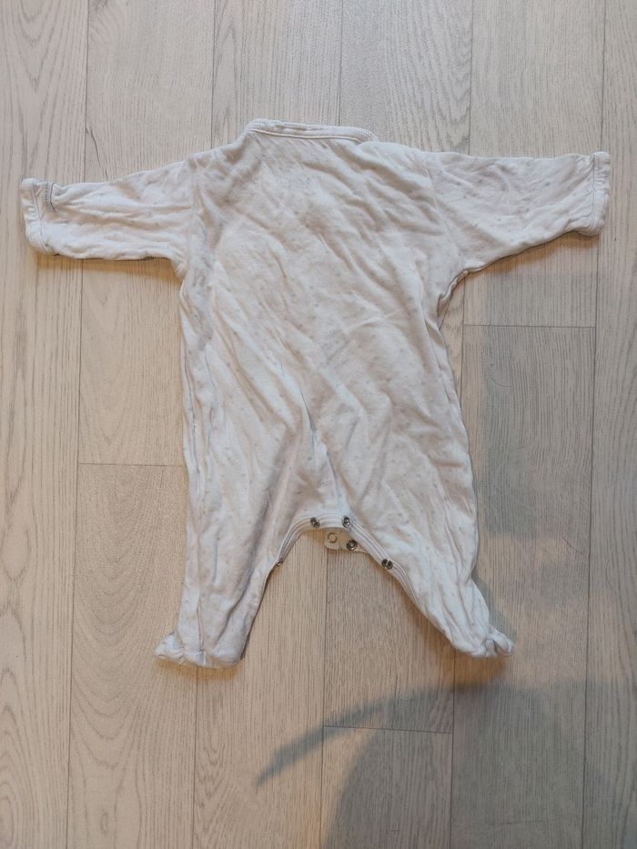 Lot 4 pyjamas 1 pièce coton 1m - photo numéro 3