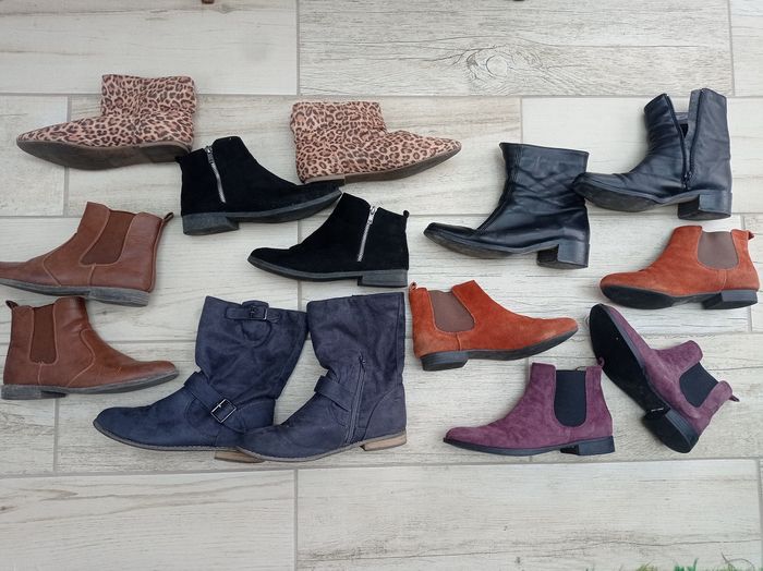 Lot de chaussures (Bottines & boots) T. 39