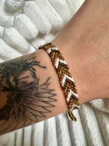 Bracelet brésilien dorée