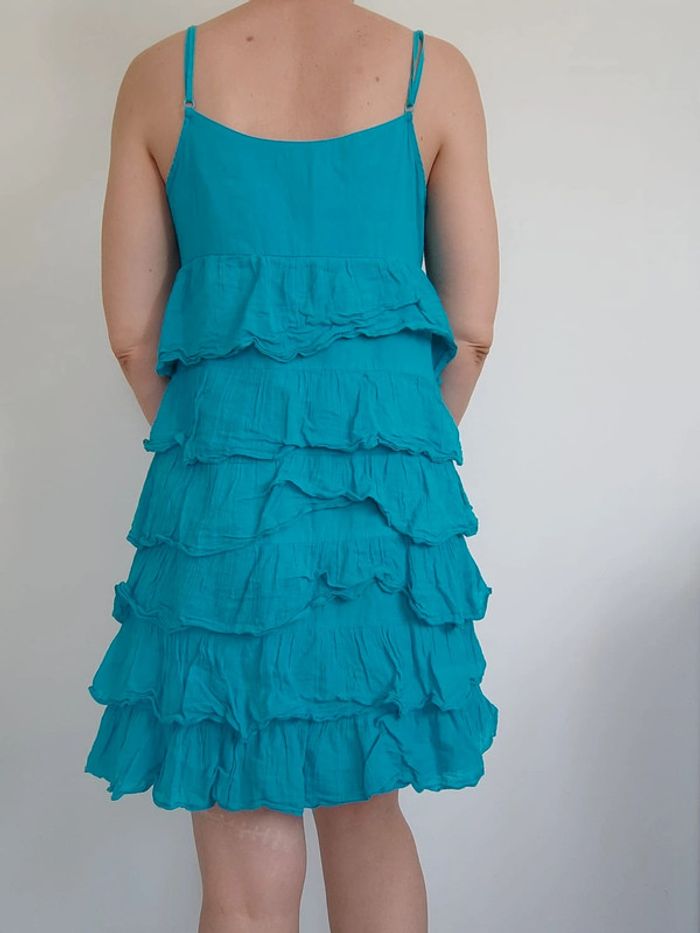 Promod Robe d’été bleue – Taille 38 – Très bon état - photo numéro 8