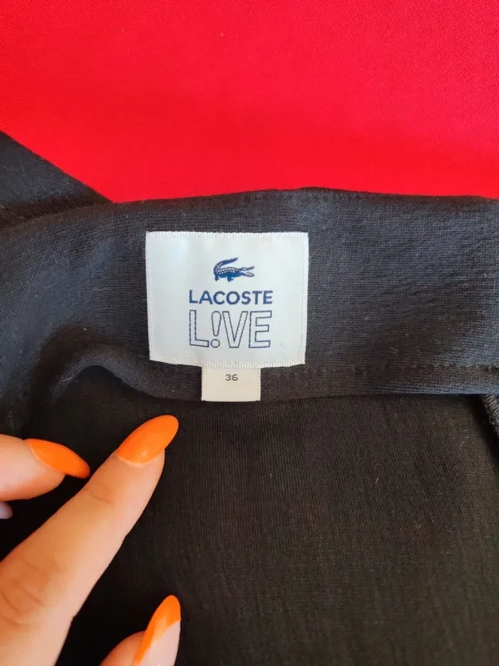 Jupe mi saison taille 36 lacoste - photo numéro 4