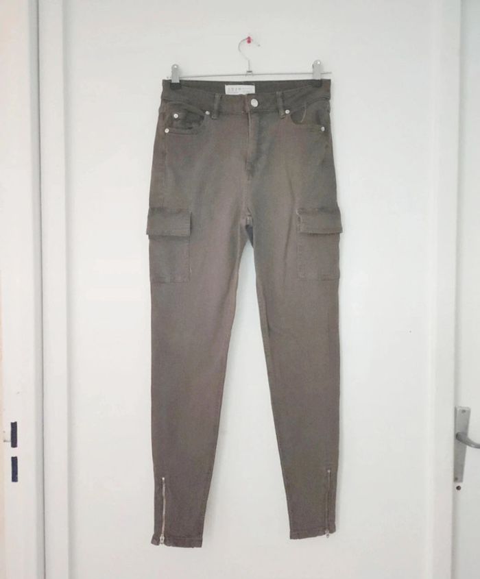 Jeans skinny cargo femme