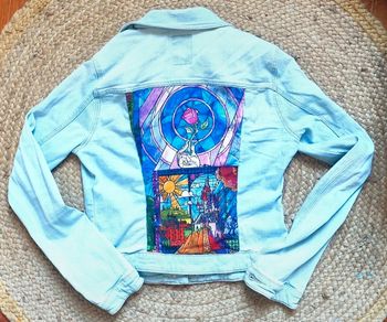 Veste jean La Belle et la Bête