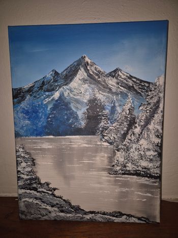 Toile Montagnes Neige 