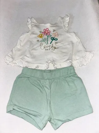 Ensemble été bébé fille 6mois
