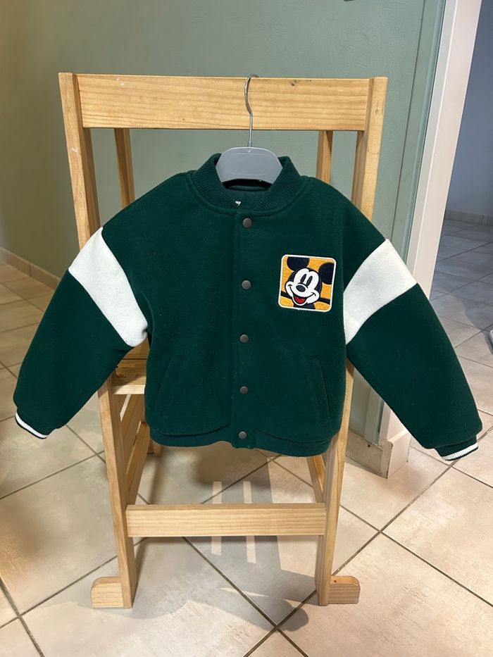 Veste baseball chaude Mickey