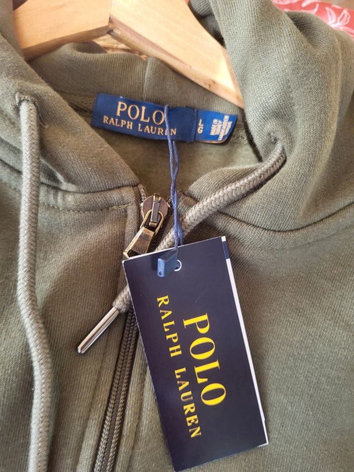 Sweat capuche Ralph Lauren Taille L neuf - photo numéro 4