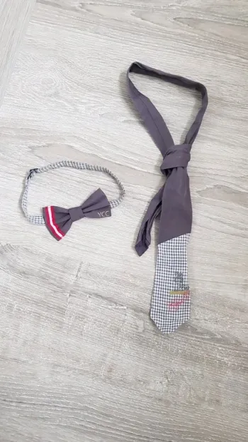 Ensemble nœud papillon + cravate