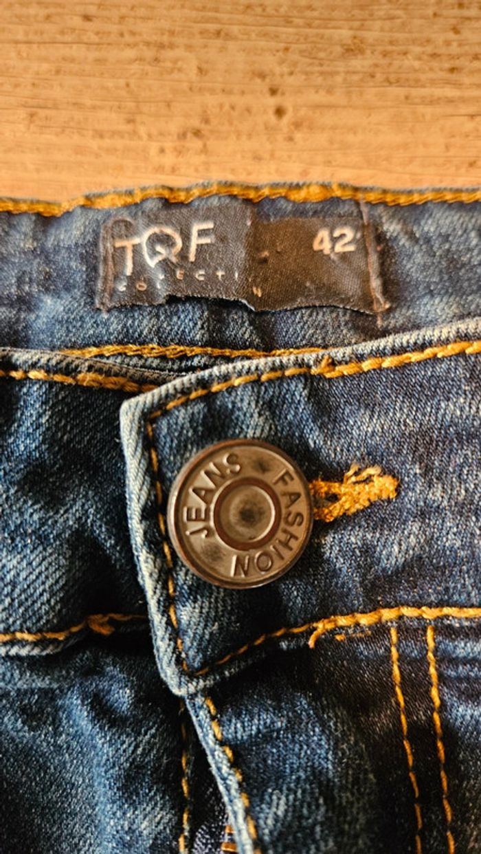 Jean s homme bleu foncé, stretch, TQF, taille 42, nickel - photo numéro 7