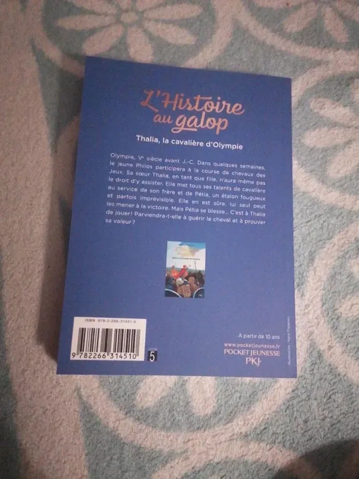 Livre neuf L'histoire au galop Pkj. - photo numéro 2