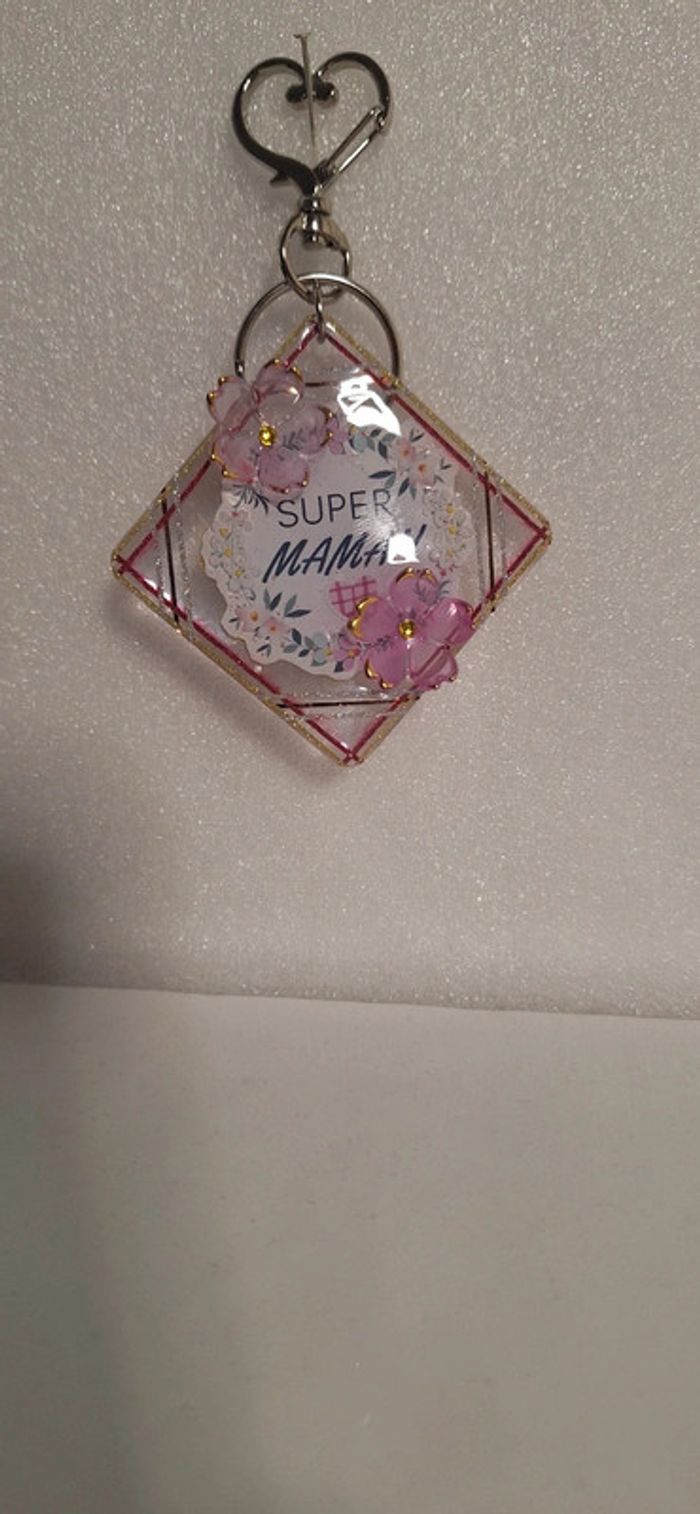 Porte-clés super maman - photo numéro 2
