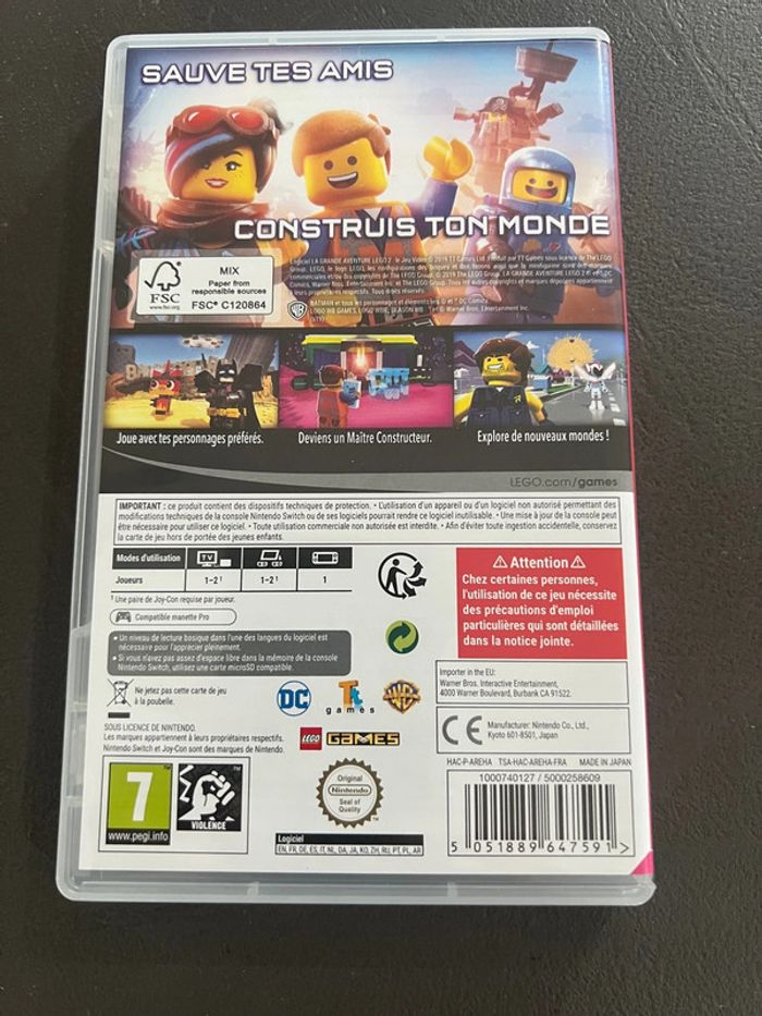 LEGO La grande aventure + 2 films DVD Switch - photo numéro 6