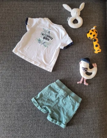 Ensemble été garçon 3 mois