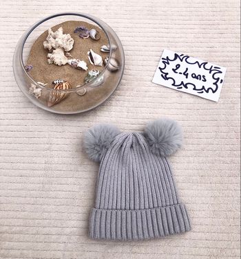Bonnet avec pompons - 2/4 ans - Primark