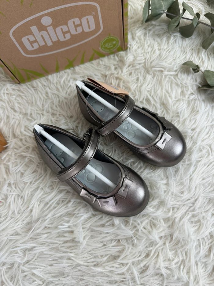 Paire de ballerine Chicco coloris bronze taille 24 - photo numéro 3