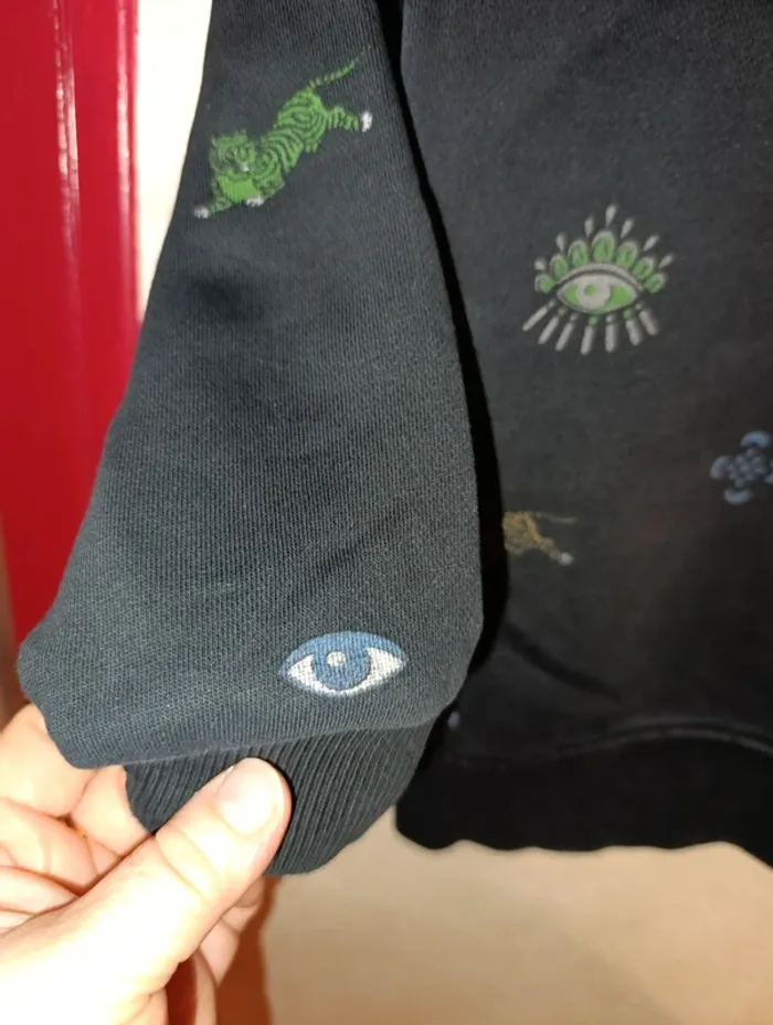Joli sweat garçon kenzo taille 4 ans - photo numéro 4