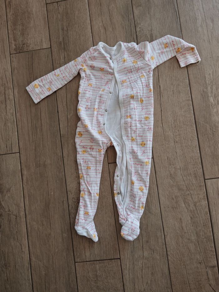 Pyjama fin ouverture devant 3 ans