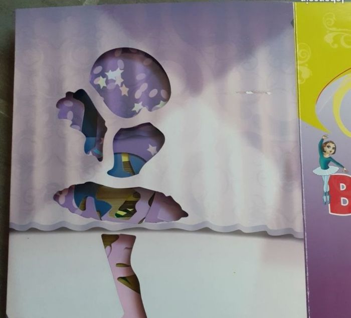 Livre pochoir danseuse etoile - photo numéro 4