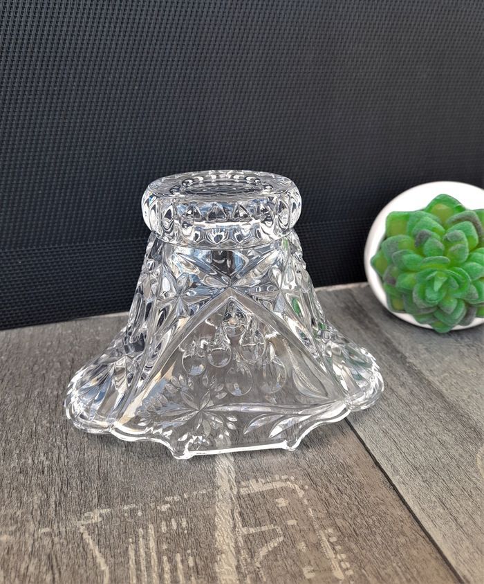 Photophore en verre ciselé de Cristal d'Arques - Neuf - photo numéro 8