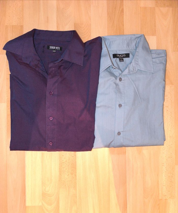 Lot de 2 chemises homme T/L
