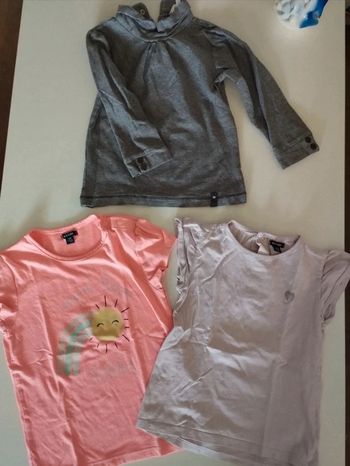 Lot de 3 Maillots taille 36mois/ 3 ans