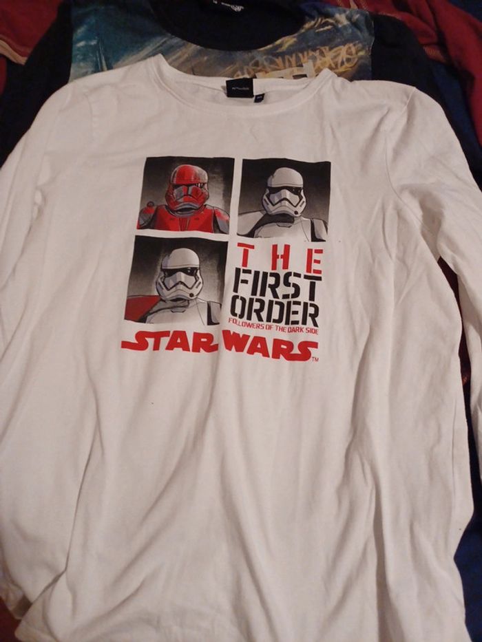 Lot 3 tee-shirts ML 14 ans - photo numéro 2