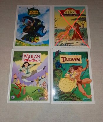 Lot ou a l'unité 1€ livres disney
