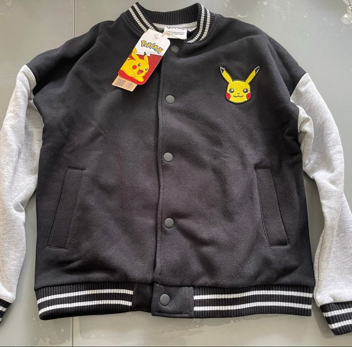 Beau blouson garçon Kiabi T 10 ans Pokémon noir et gris - photo numéro 7