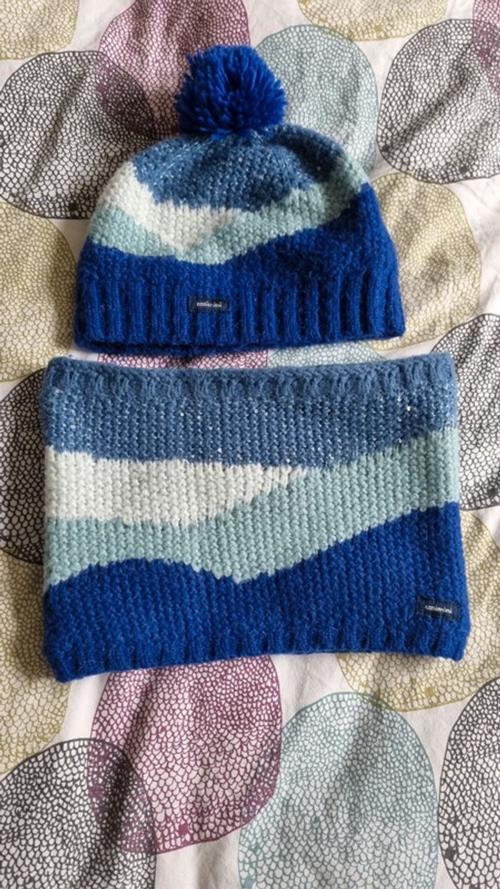 Ensemble bonnet + tour de cou Taille 2 Catimini - photo numéro 2