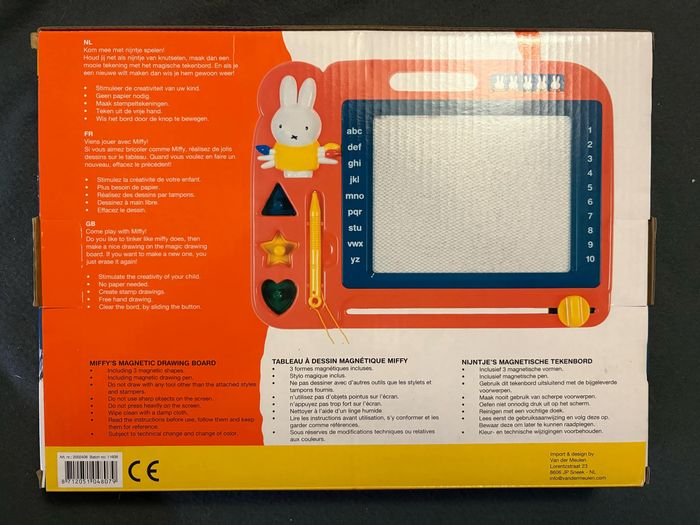 Rubo Toys Miffy Tableau Dessin Magnetique - photo numéro 3