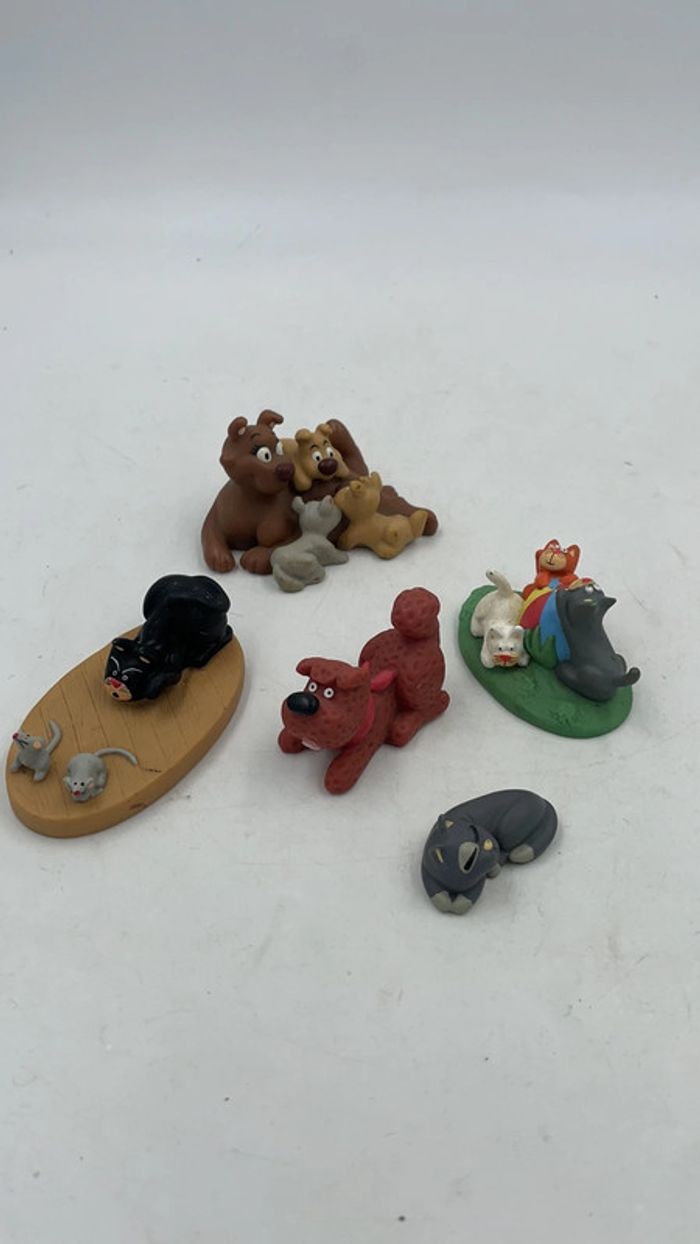 Lot de 5 figurines les animaux de la ferme Altaya / Animaux de compagnie - photo numéro 2