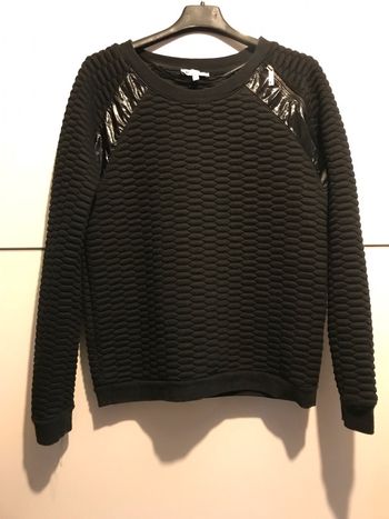 Sweat Kookai bimatiere noir état neuf taille S