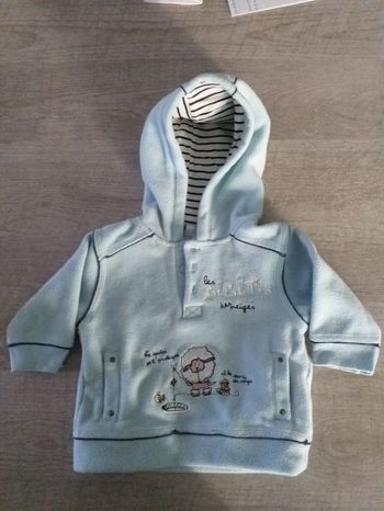 Pull à capuche Mini Gang garçon 6 mois