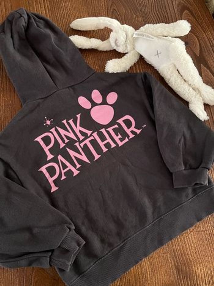 Sweat à capuche Pink Panther Zara fille 6 ans - photo numéro 4