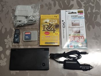Nintendo DSi avec jeux et accessoires