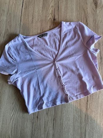 croptop mauve pastel taille m shein