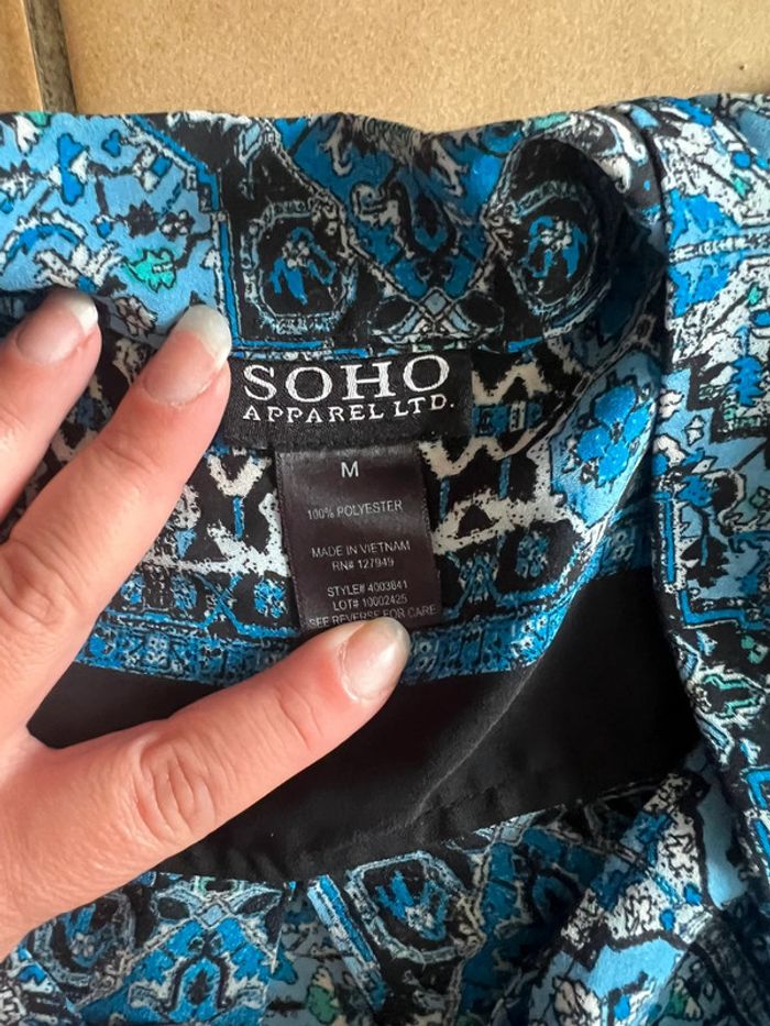 Débardeur fluide bleu soho apparel taille M - photo numéro 4