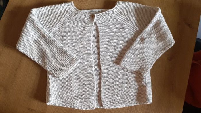 Petit gilet ecru 3 - 4 ans ZARA