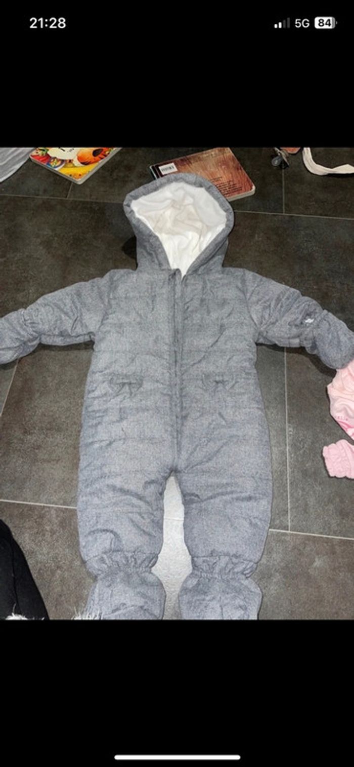 Combinaison Pilote Grise Nœud Papillon