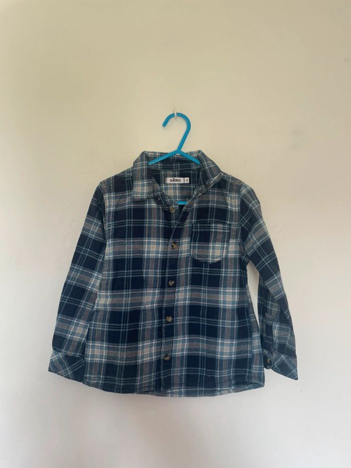 Chemise à carreaux gemo 3 ans garçon