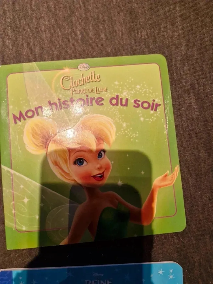 Lot de 4 livres mickey clochette raiponce reine des neiges - photo numéro 4