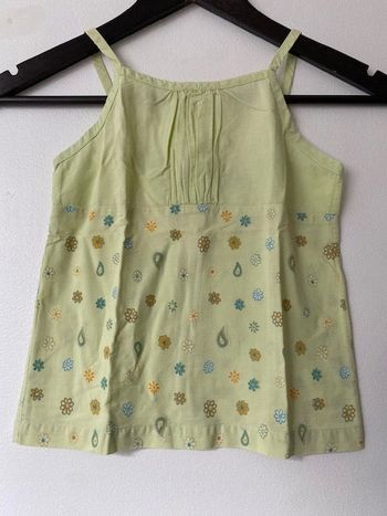 T-shirt bretelles fleurs