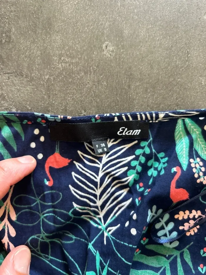 Robe à motif femme, Etam, taille 36 - photo numéro 4