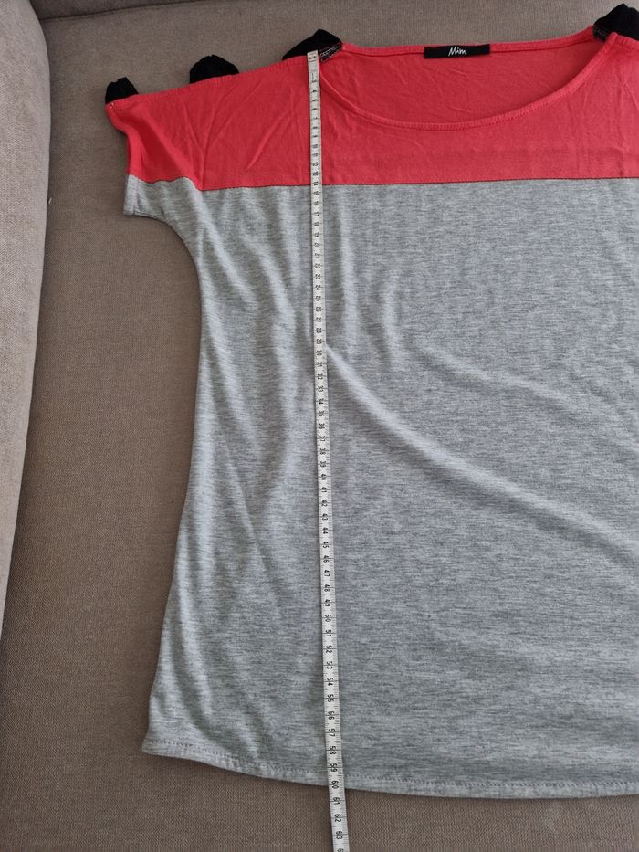 Haut bi-color épaules semi-ouverte Mim - photo numéro 8