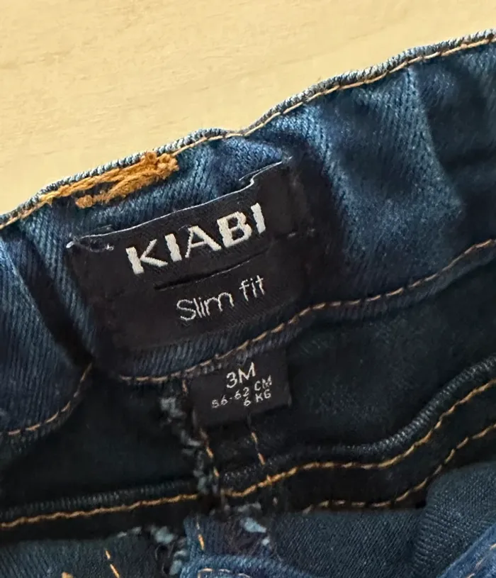 Jeans garçon Kiabi 3 mois 56-62 cm - photo numéro 2