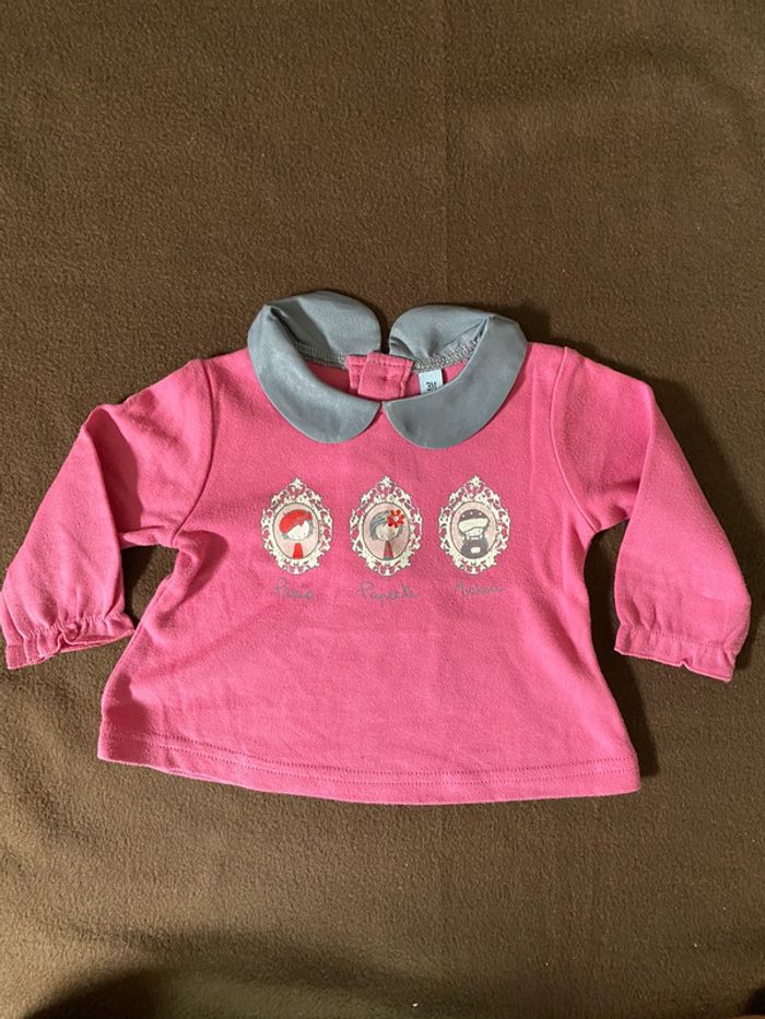 Tee-shirt manche longues 3 mois