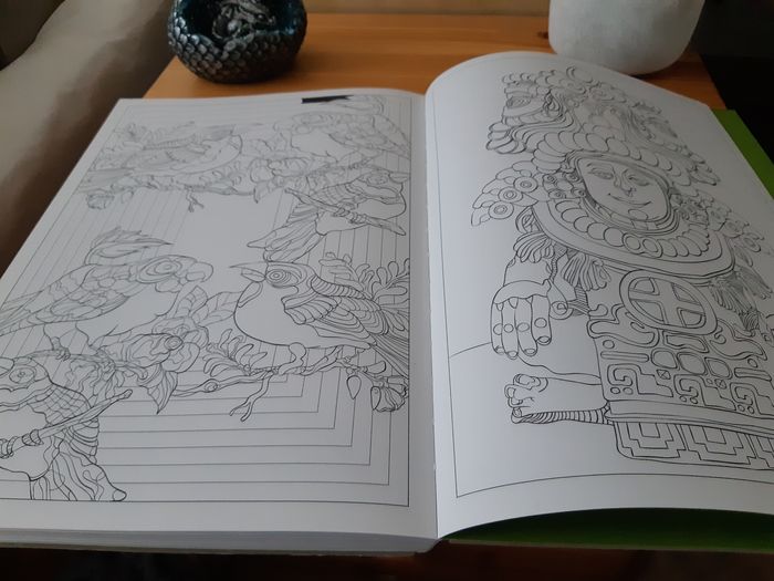 Livre de coloriage art thérapie Mayas & Aztèques - photo numéro 9