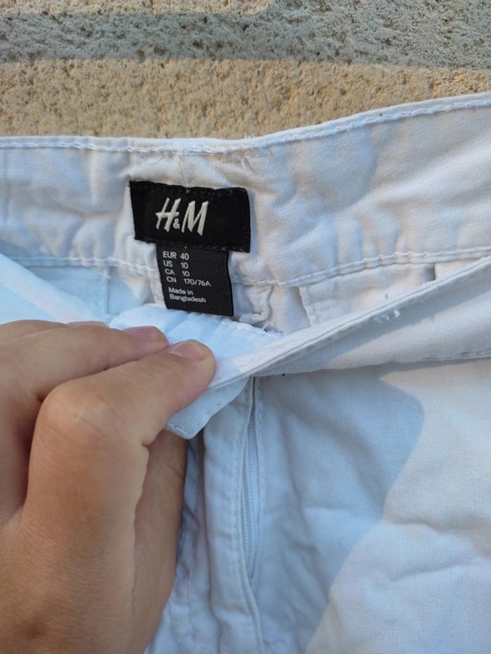 Short blanc h&m - photo numéro 3
